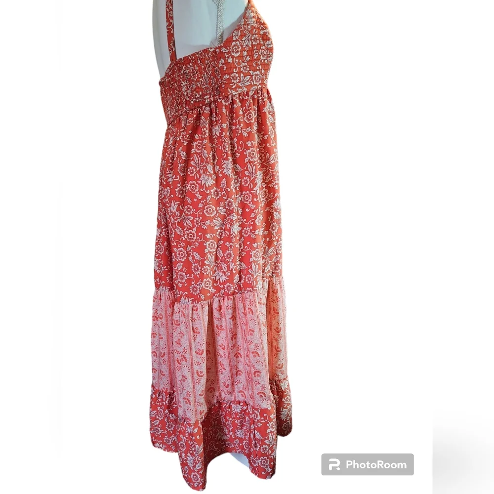 Band of The Free Women’s Floral Smocked Sundress Size Large - Picture 4 of 11